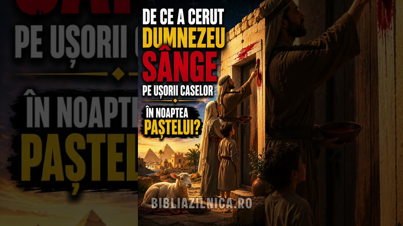 De ce a cerut Dumnezeu sânge pe ușorii caselor în noaptea Paștelui? Întrebări și răspunsuri biblice
