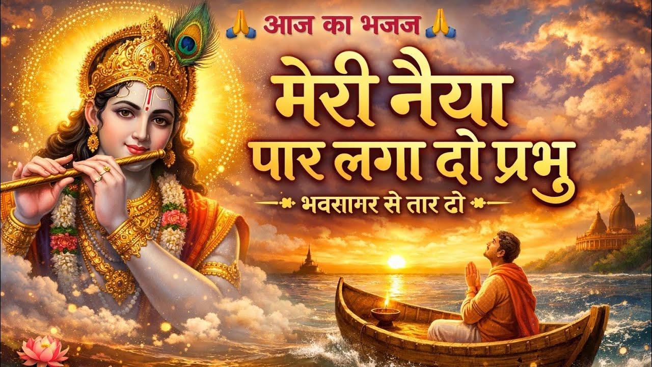 🌸 मेरी नैया पार लगा दो प्रभु | आज का सुंदर भजन | Latest Bhakti Song 2026#vairalvideo #vairalbhajan 🙏