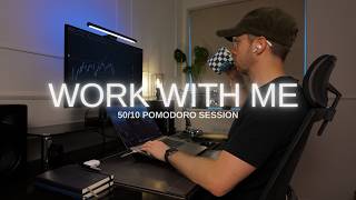 Work With Me | Disciplined 2hr Focus Session for Work Study & Trading | 50/10 Pomodoro Timer