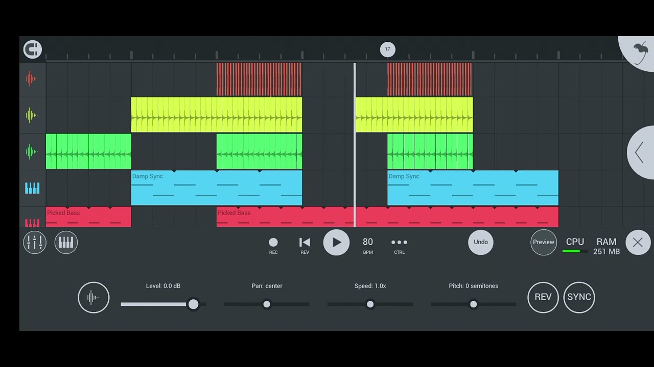 Scale Beat 80 bpm DMIN scale beat - YouTube