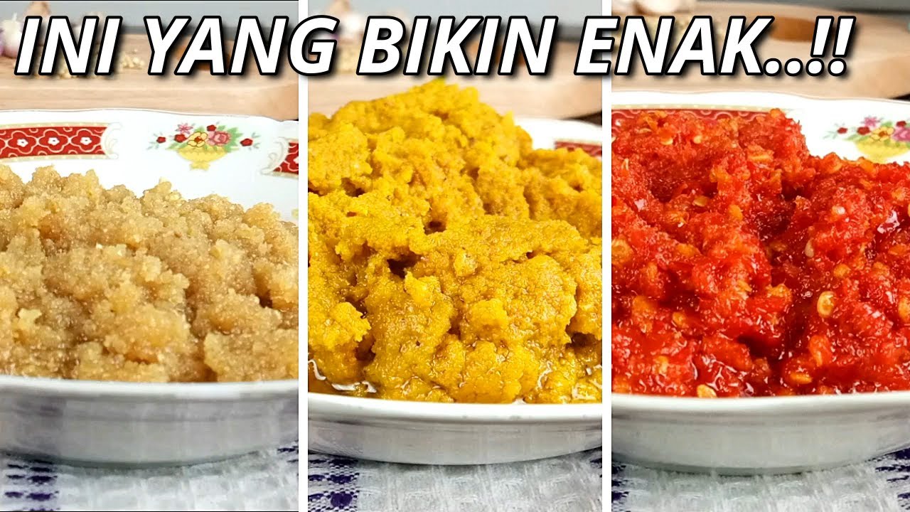 3 Bumbu  Dasar Untuk Berbagai Macam  Masakan  Bisa untuk 