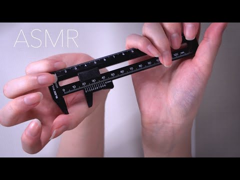 ASMR〔Sub〕ネイルタッピングしながら爪の長さの測定&ネイルケア/Nail tapping Measure & Care[囁き/whisper]リップノイズ多め