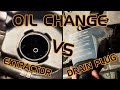 Jaguar F-type R Oil Change - Extraction vs. Drain Plug