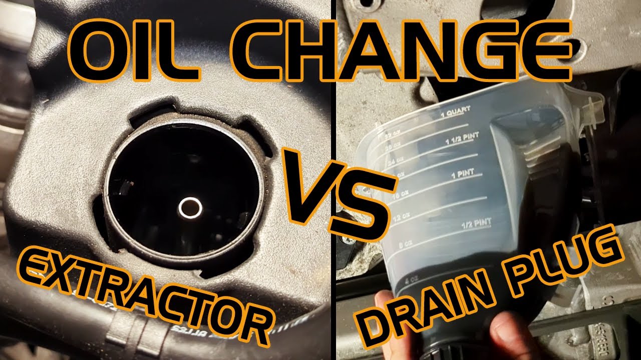 Jaguar Ftype R Oil Change Extraction vs. Drain Plug YouTube