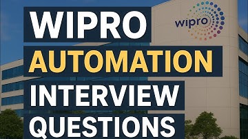 Latest Wipro Automation Interview Questions | Wipro #interview #interviewpreparation #interviews
