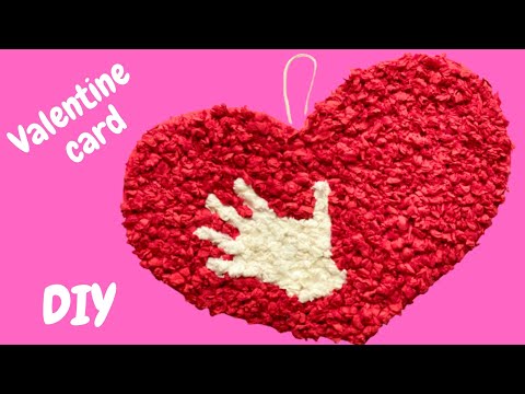 Video: How To Make A Valentine's Card With Your Own Hands