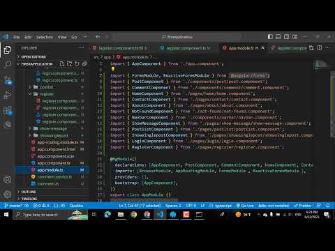 56- Angular course for beginners 2023  : Template driven forms -  بالدارجة التونسيّة