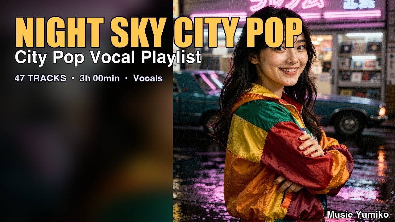 邦楽 PONTIACSGALAXYHEADMEETING Blankeyjetcity Night Sky City Pop 💙 Vocal Playlist Vol. 115 · Yokohama Bay | 47