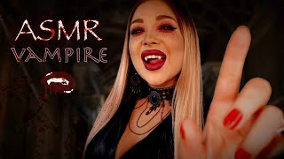 ASMR Vampire Examines You Before Turning (Light Test, Hypnosis, Hand Movements and Fire)