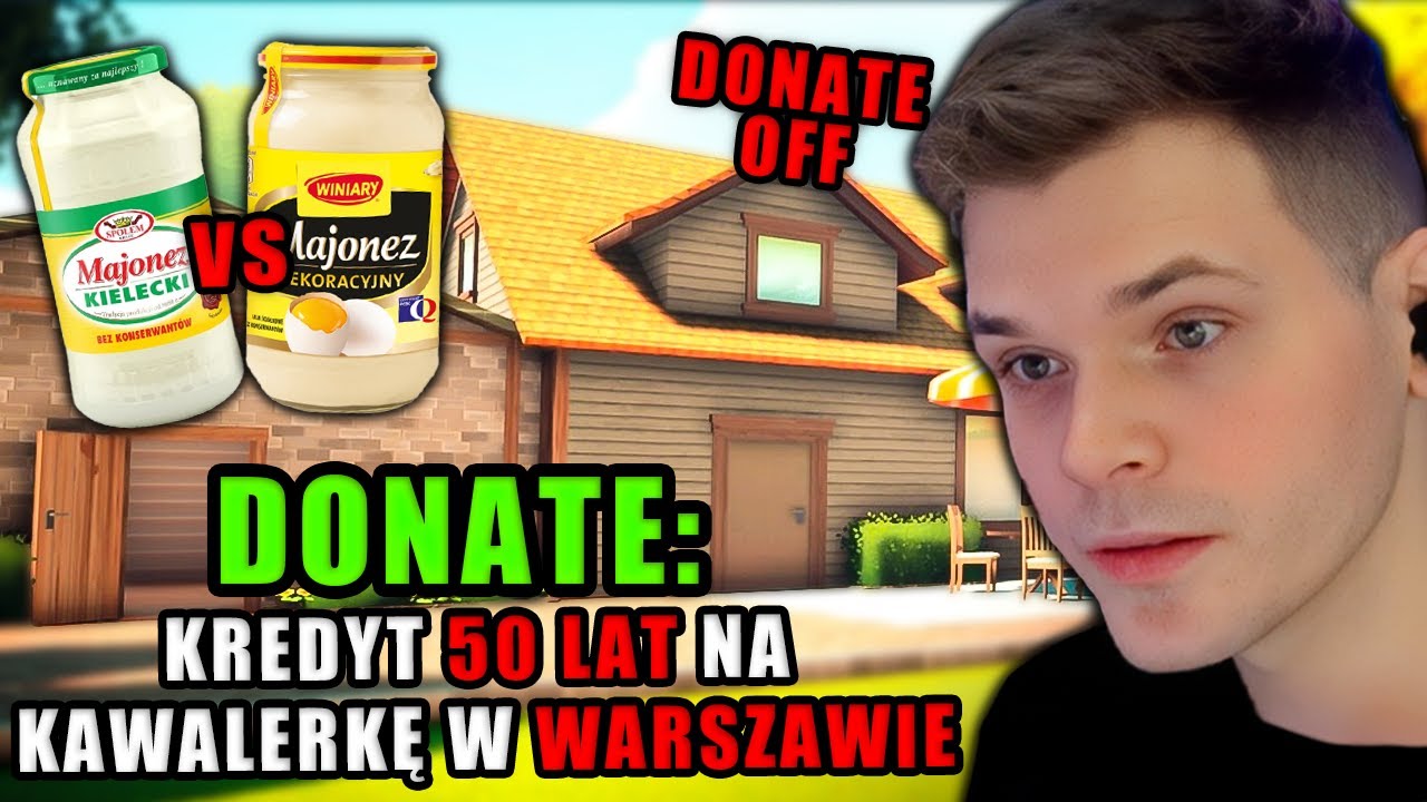 WOJNA MAJONEZOWA | KAWALERKA W WARSZAWIE | Gucio vs Donate |