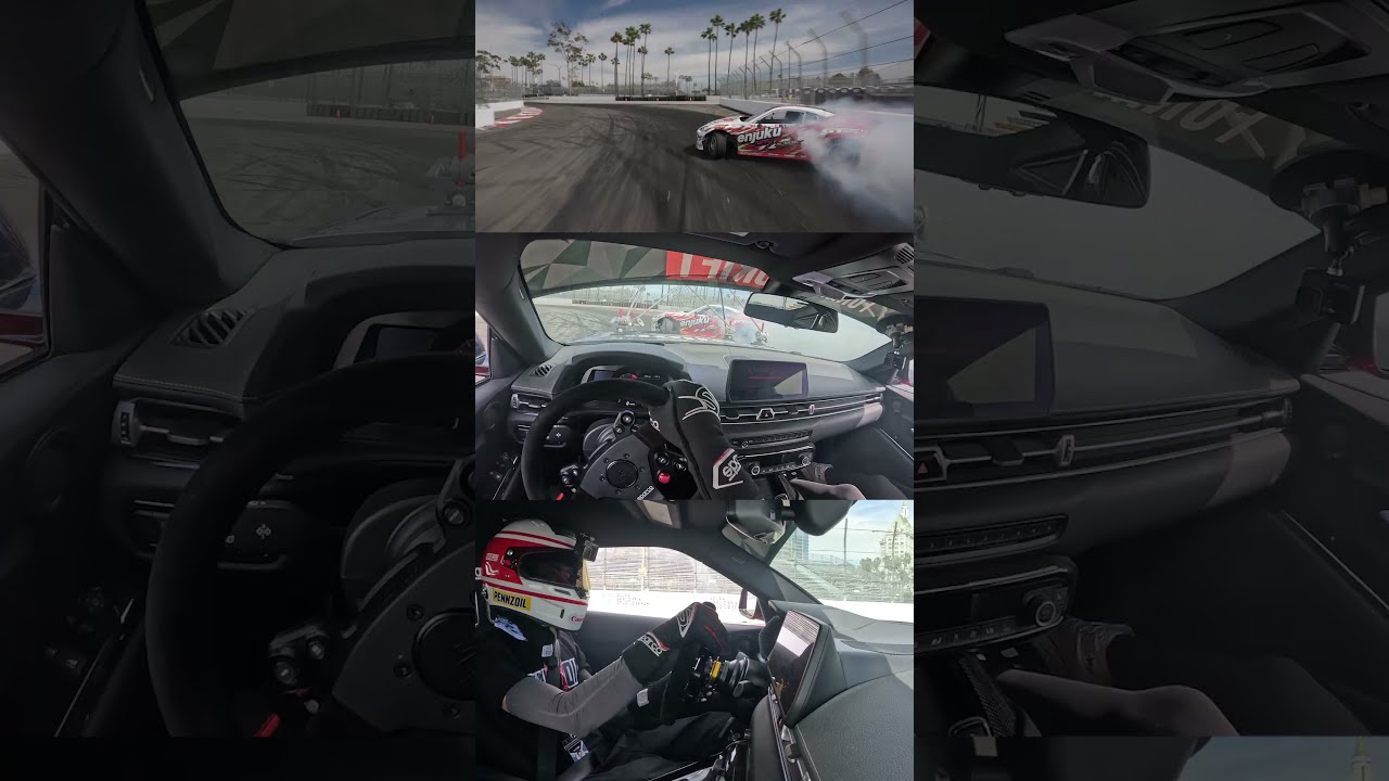 15 Year Old Pro Drifter Hiroya Minowa Rips Around Long Beach