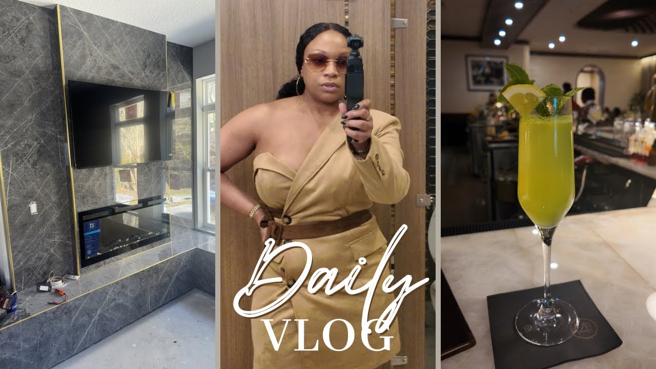 HOME UPDATE! + 3 FIREPLACE WALLS! + BRUNCH & SHOPPING! + DECLUTTERING MY HOME! + MENTAL HEALTH DAY!