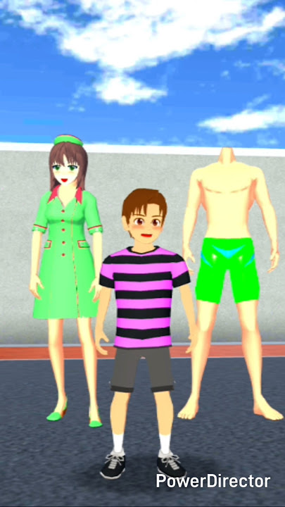 without head's pinimah hantu with yuta 🤡😜🤪🤣🥰#familymembers#sakuraschoolsimulator#comedyvideos