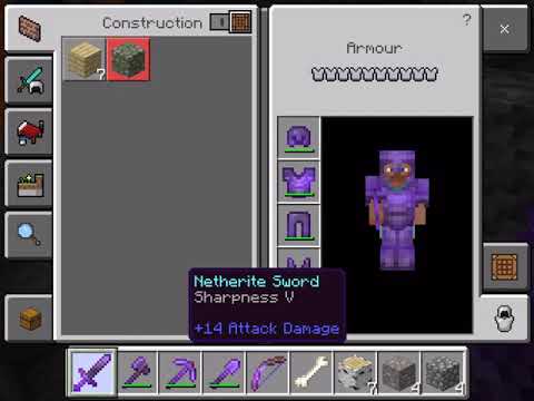 The most powerful weapons in minecraft! (Netherite pickaxe) episode 1 ...