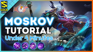 4-Minute Moskov Tutorial in the Gold Lane || (MLBB S35) 2025