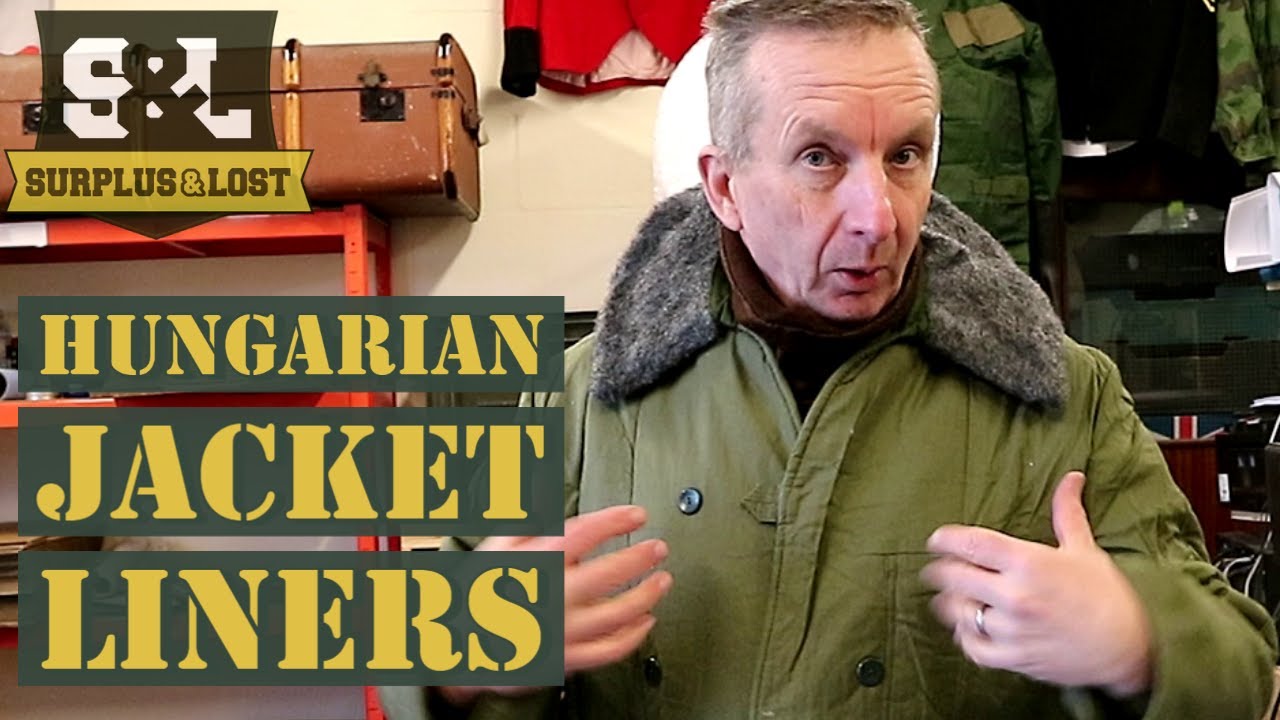 Hungarian Army Surplus Jacket Liners - YouTube