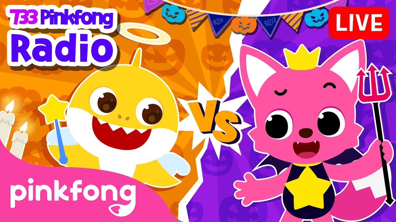 Angel Baby Shark vs Devil Pinkfong | 733 Pinkfong Baby Shark Radio | Pinkfong Show for Children