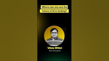 What is the future of AI in testing? #ai #testing #testautomation