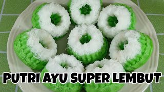 RESEP PUTRI AYU LEMBUT | TAKARAN GELAS