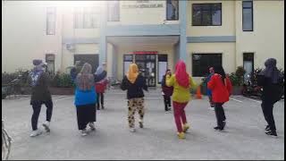 Line Dance 'Goyang Nona Keiratu' 14/01/2024 latihan di Kel. sepanjang jaya