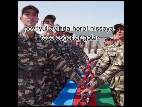 İyul ayında hərbi hissəyə təzə əsgərlər gələr 😂🤙🏻