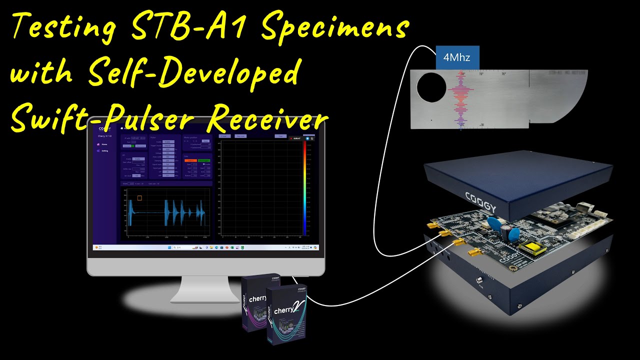 COOGY] NDT | UT | a self-developed pulser receiver|Performance 