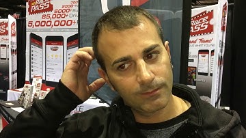 NHRA Champion Eddie Krawiec at PRI Show