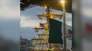 NTSB provides update after Mexican Navy ship crashed into Brooklyn Bridge, killing 2