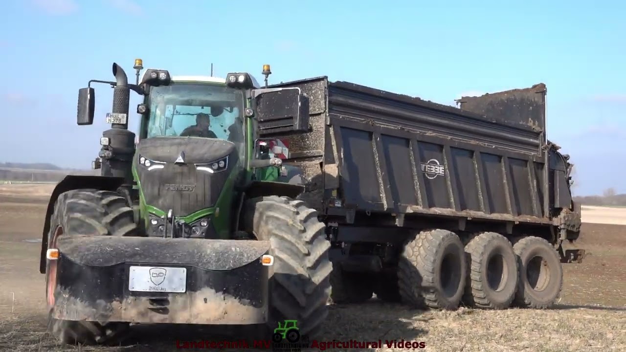 Fendt - Claas - Tebbe / Dung Streuen - Spreading Manure