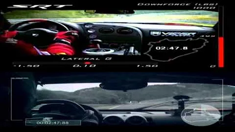 2008 Dodge Viper ACR vs 2004 Ferrari Enzo at Nurburgring