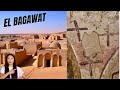 El bagawat kharga oasis bagawat cimitero paleocristiano