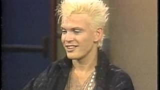 Video thumbnail of "Billy Idol on Letterman, July 24, 1984"