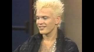 Billy Idol on Letterman, July 24, 1984