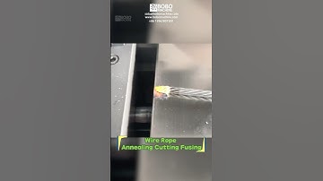 Tapered Head Wire Rope Annealing Cutting Fusing Machine