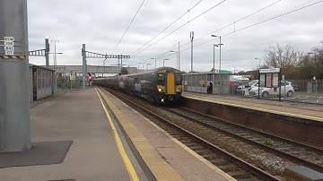 GWR Class 387 155-387 158 pass Severn Tunnel Junction for London Paddington