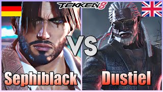 Tekken 8  ▰  Sephiblack (Rank #1 Shaheen) Vs Dustiel (Rank #1 Leroy) ▰ Ranked Matches