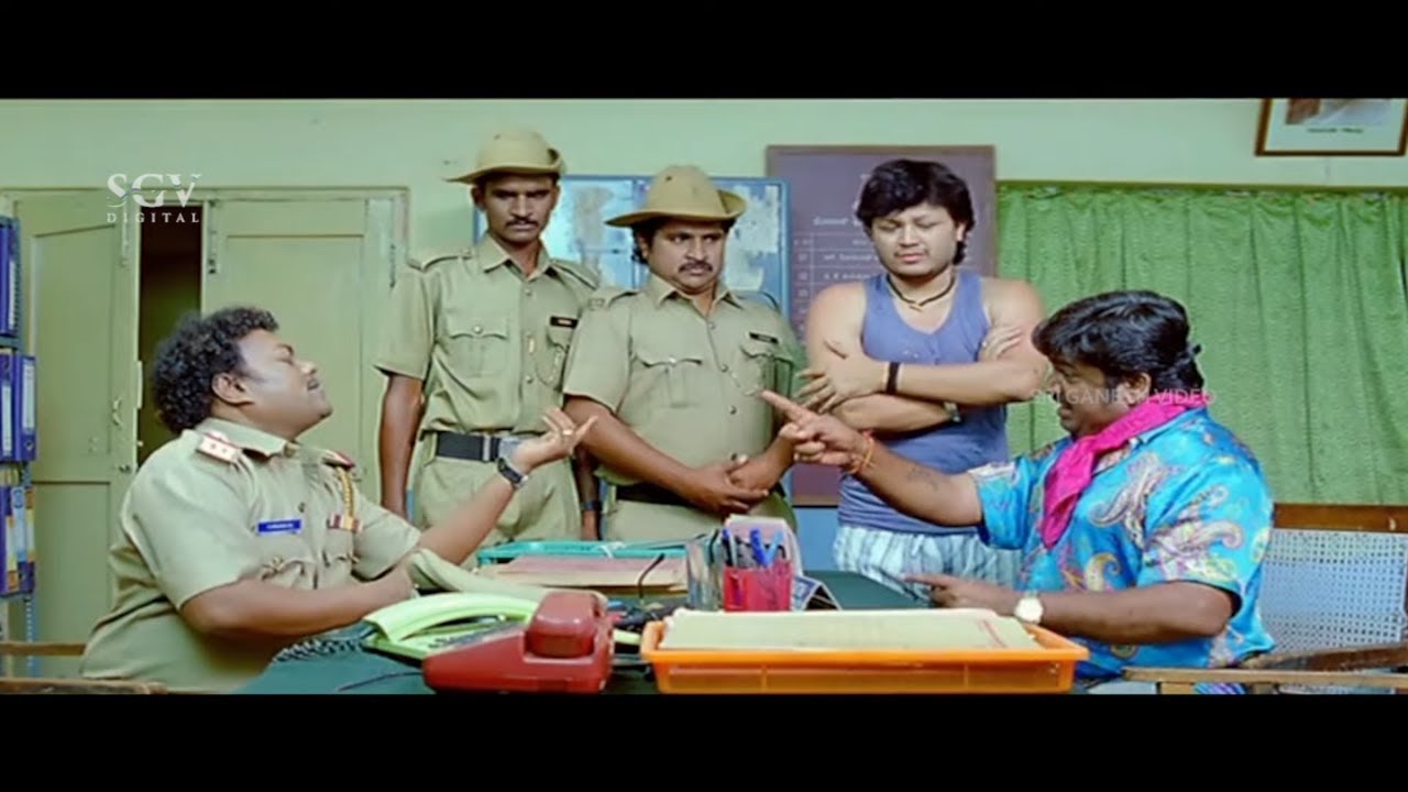 ಹಳ್ಳಿಯಿಂದ ಬಂದ ಗಣೇಶ್'ಗೆ ಕಳ್ಳತನ ಹೇಳಿ ಕೊಟ್ಟ ರಂಗಾಯಣ ರಘು | Mr. 420 Kannada Movie Parts 01