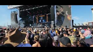 Sevendust - Sick New World 2023 power shuts off ending their set :(