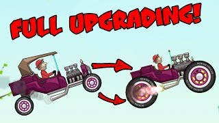 Hill Climb Racing - HOT ROD Full Upgrading! Unlimited Coins, Unlimited Fuel, Unlimited Gems screenshot 4
