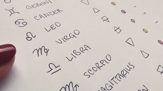 ASMR ☽ Zodiac Sign Elements, Qualities, Polarities