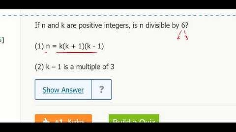 Div. DS 6- If n and k are positive integers, is n divisible by 6?