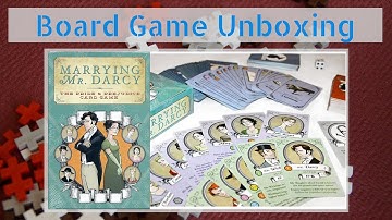 Board Game Unboxing - Marrying Mr Darcy