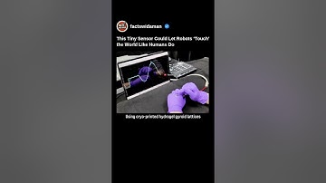 This Tiny Sensor Could Let Robots ‘Touch’ the World Like Humans Do #robot #shorts #technology