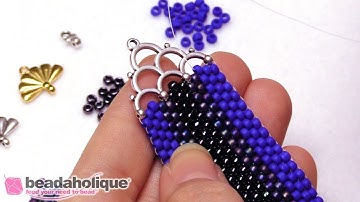 How to Use Cymbal Bead Endings in Bead Weaving