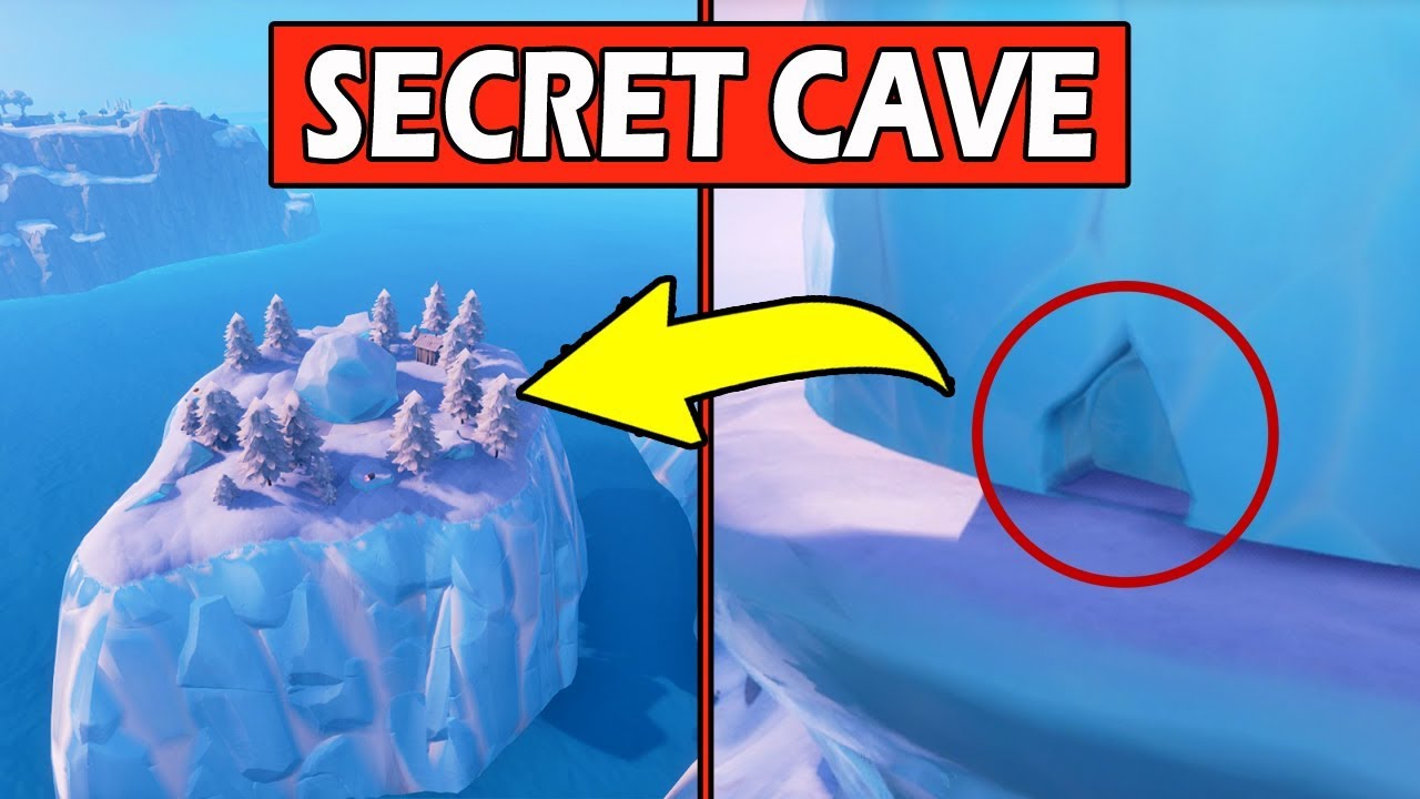 *NEW* SECRET MAP CHANGES! SECRET CAVE & ICE MELTING! FORTNITE YouTube
