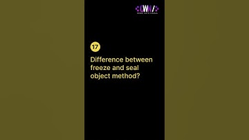 freeze and seal object method in js | #trending #viralvideo #coding #development #interview