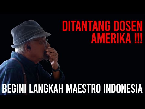 DITANTANG DOSEN AMERIKA 💥 BEGINI MAESTRO KALIGRAFI AD. PIROUS MELADENI