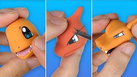 Pokémon Figures Making - Charmander Line!!(Charmeleon, Charizard) | Clay Art