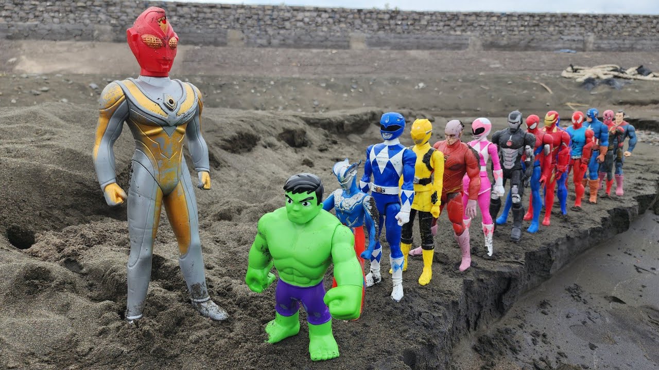 Power Rangers Introduction Hulk ULTRAMAN GENERATION, SPIDERMAN, HULK JATUH KE TEPI JURANG, POWER ...
