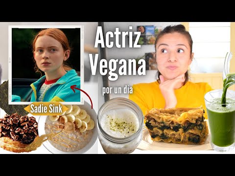 Video Comí como una Actriz Vegana por un día ???? Sadie Sink! - youtube